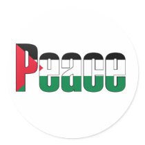 Peace in Palestine stickers