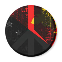 Peace In Papua New Guinea magnets by FlagStore Peace In Papua New Guinea magnets