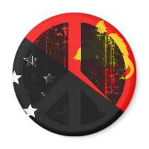 Peace In Papua New Guinea magnets by FlagStore Peace In Papua New Guinea magnets