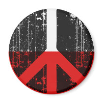 Peace In Poland magnets by FlagStore Peace In Poland magnets