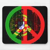 Peace In Portugal mousepads by FlagStore Peace In Portugal mousepads