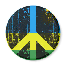 Peace In Rwanda magnets by FlagStore Peace In Rwanda magnets