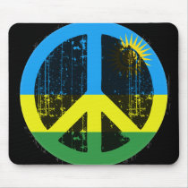 Peace In Rwanda mousepads by FlagStore Peace In Rwanda mousepads