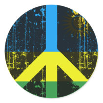 Peace In Rwanda stickers by FlagStore Peace In Rwanda stickers