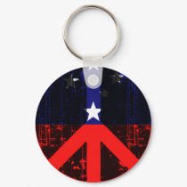 Peace In Samoa keychains