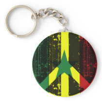 Peace In Senegal Key Chain