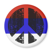Peace In Serbia magnets