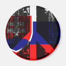 Peace In Slovakia Fridge Magnet