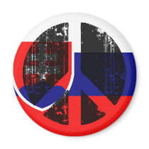 Peace In Slovakia magnets