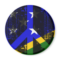 Peace In Solomon Islands magnets by FlagStore Peace In Solomon Islands magnets