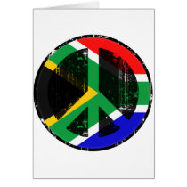 Peace In South Africa Greeting Card