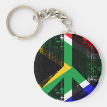 Peace In South Africa Key Chain