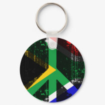 Peace In South Africa keychains
