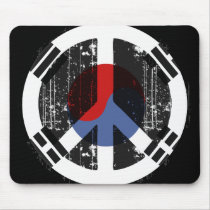 Peace In South Korea mousepads