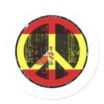 Peace In Spain stickers by FlagStore Peace In Spain stickers