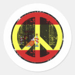 Peace In Spain Stickers