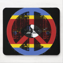 Peace In Swaziland mousepads by FlagStore Peace In Swaziland mousepads