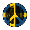 Peace In Sweden t-shirts by FlagStore Peace In Sweden t-shirts
