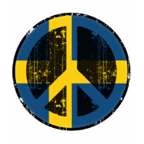 Peace In Sweden t-shirts by FlagStore Peace In Sweden t-shirts