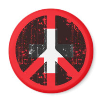 Peace In Switzerland Magnet