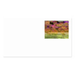 Peace in the Storm – Violet and Amber Tranquility Business Card Templates