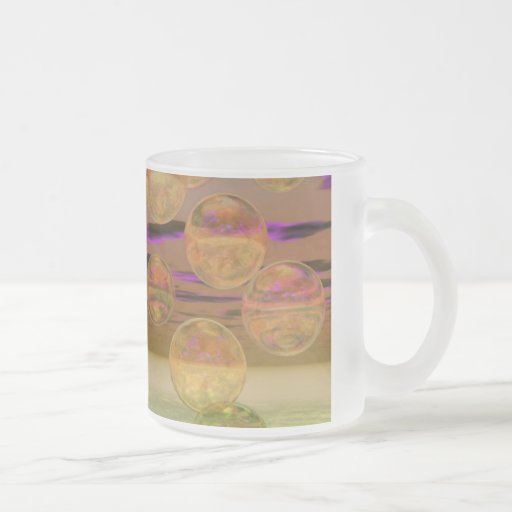 Peace in the Storm – Violet and Amber Tranquility Coffee Mug