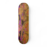 Peace in the Storm – Violet and Amber Tranquility Skateboards