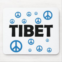 Peace In Tibet Mouse Pad