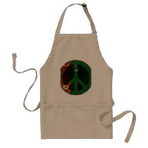 Peace In Turkmenistan aprons