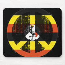 Peace In Uganda mousepads by FlagStore Peace In Uganda mousepads