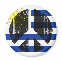 Peace In Uruguay magnets