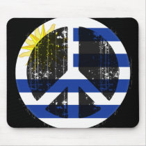 Peace In Uruguay mousepads by FlagStore Peace In Uruguay mousepads