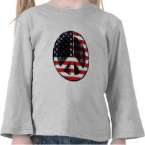 Peace In Usa T Shirt