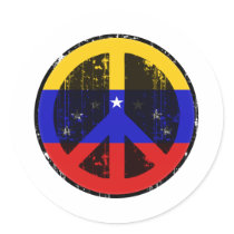 Peace In Venezuela stickers by FlagStore Peace In Venezuela stickers