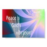 Peace is God's Vibration posters