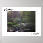 Peace is Simple Meadow Print