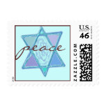 Peace Jewish Star postage