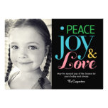 Peace, Joy, & Love Holiday Photo Cards