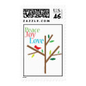 Peace Joy Love Holiday Stamps stamp