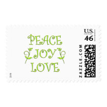 Peace Joy Love postage