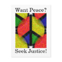 PEACE & JUSTICE postcards by Clarence_Jones PEACE & JUSTICE postcards