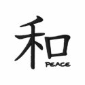 peace kanji embroidered shirt embroidered shirts