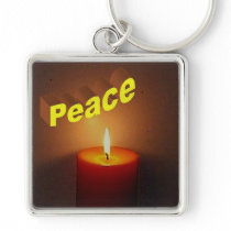 Peace Keychain