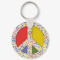 Peace Keychain by Mousefx Peace Keychain