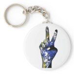 Peace Keychain
