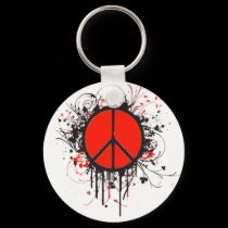 Peace keychains