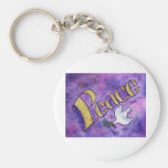Peace Keychain