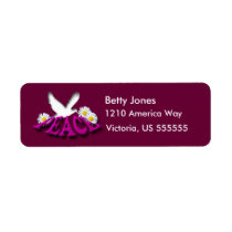 Peace Custom Return Address Labels