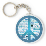 Peace Language Keychain