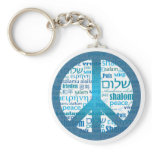 Peace Language Keychain